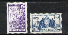 ETS DE L´ OCEANIE * N° 121 à 126 - Unused Stamps
