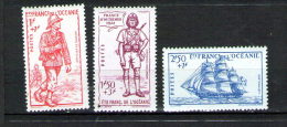 Et De L' OCEANIE N° 135 à 137 - Unused Stamps