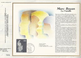 France CEF 649 - Marc Boyan "La Famille" - Illust. Jacques Combet - 18.07.82 Paris - T. 2234 - Lettres & Documents