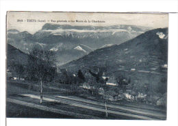 THEYS (38) - CPA - Vue Générale Et Les Monts De La Chatreuse - Theys