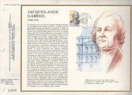 France CEF 678 - Jacques-Ange Gabriel (1698-1782) 1er Jour 16.04.83 Paris - Illustr. Forget - T. 2280 - Covers & Documents