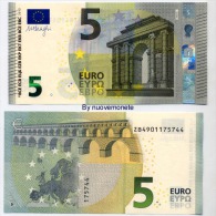 NEW BANKNOTES OF 5 EURO ZB BELGIUM BELGIO BELGIQUE Z003.. SIGNED DRAGHI UNC FDS - 5 Euro