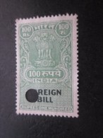 Timbre Stamp >Inde - India British - INDE Anglaise  Foreing Bill  Fiscale >  Perforé Perforés Perfin Perfins PERFO - Andere & Zonder Classificatie