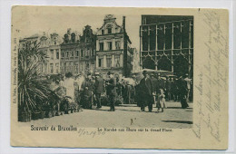 (J192) - Souvenir De Bruxelles - Le Marché Aux Fleurs Sur La Grand'Place / Ed. Nels, Bxl Serie 1 N° 133 - Markten