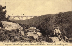 Müngsten  Wupper, Kaiser Wilhelm Brücke 1909 !! - Wuppertal