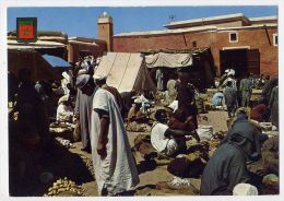 Maroc--TAFRAOUT--Souk  (belle Animation)  Cpm N° 1  éd Fisa - Other & Unclassified