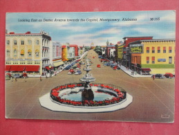 Montgomery,AL--Looking East On Dexter Avenue Towards The Capitol--not Mailed--PJ 176 - Andere & Zonder Classificatie