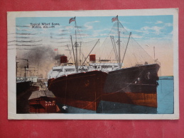 Mobile,AL--Typical WHarf Scene--cancel 1928--PJ 176 - Other & Unclassified