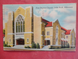 Little Rock,AR--First Baptist Church--cancel1945--PJ 177 - Andere & Zonder Classificatie