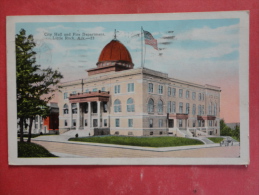 Little Rock,AR--City Hall And Fire Department--cancel 1931--PJ 177 - Andere & Zonder Classificatie