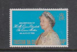 Tristan Da Cunha 1980 Queen Mother Birthday Single MNH - Tristan Da Cunha