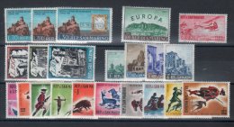 SAN MARINO  1961 -- Annata Completa + PA  --     **MNH / VF  --- - Années Complètes