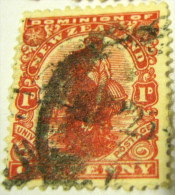 New Zealand 1909 Dominion 1d - Used - Oblitérés