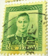 New Zealand 1938 King George VI 0.5d - Used - Gebruikt