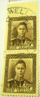 New Zealand 1938 King George VI 9d X2 - Used - Usados