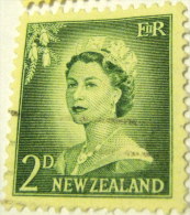 New Zealand 1955 Queen Elizabeth II 2d - Used - Usati