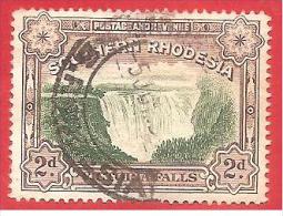 RHODESIA DEL SUD - SOUTHERN RHODESIA - USATO - 1932 - Victoria Falls - 2 Penny - Michel RH 30 - Rhodésie Du Sud (...-1964)