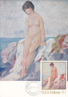 MY COLECTION:NICOLAE GRIGORESCU(1838-1907), NUDE,UNCLOTHED (OIL ON CANVAS),CM,MAXICARD,UNUSED,ERFECT SHAPE,ROMANIA - Desnudos