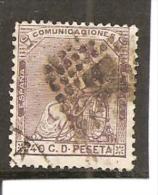 España/Spain-(usado) - Edifil  136 - Yvert  135 (o) - Used Stamps