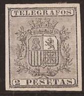 PRTGF9SASD-L2161TEUPPR.Spain. Espagne.Telegrafos.Escudo .ALFONSO  Xlll .PUERTO RICO ESPAÑOL.1875.(Ed 9) .  LU - Porto Rico