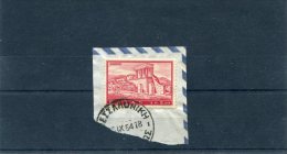 Greece- "Knossos" 2,50dr. Stamp On Fragment W/ "Thessaloniki-Aeroporikos 16.9.1964" Type X Postmark - Marcofilia - EMA ( Maquina De Huellas A Franquear)