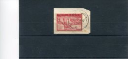 Greece- "Knossos" 2,50dr. Stamp On Fragment W/ "Kato Fourni (village-Crete) 15.9.1964" Type X Postmark - Marcophilie - EMA (Empreintes Machines)