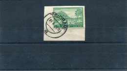 Greece- "Olympia" 1,50dr. Stamp On Fragment W/ "Tripolis 24.2.1961" Type XVII Postmark - Marcofilie - EMA (Printer)