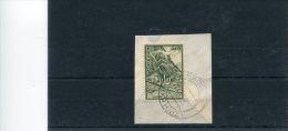 Greece- "Delphi" 6drs. Stamp On Fragment W/ "Neapolis Kritis 27.8.1964" Type XVII Postmark - Marcofilie - EMA (Printer)