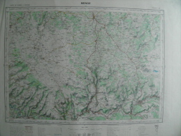 Carte Géographique - MENDE - échelle 1/100.000 Lacalm/St Urcize Ste Eulalie D´Olt/St Geniez D´Olt Balsiège/Brenoux - Topographical Maps