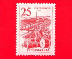 JUGOSLAVIA  - 1961 - Nuovo -  Industria - Svetozarevo - 25 - Unused Stamps