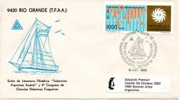 ARGENTINE. Enveloppe Commémorative De 1982. Rio Grande/Voilier. - Altri & Non Classificati