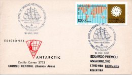.ARGENTINE. Enveloppe Commémorative De 1982. Rio Grande/Voilier. - Autres & Non Classés