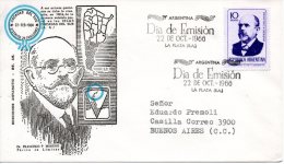 .ARGENTINE. N°771 Sur Enveloppe 1er Jour (FDC) De 1966. Personnalité Polaire. - Poolreizigers & Beroemdheden