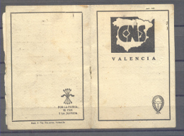 CARNET.    C.N.S.   VALENCIA - Nationalist Issues