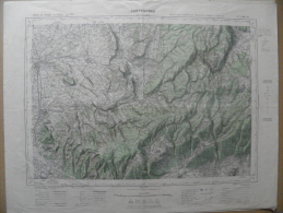 Carte Géographique - CARPENTRAS 1/50.000 Serres/Mazan Monieux Malakof/St-Antoine LesCordiers/LesRedons/St Saturnin D´Apt - Topographische Kaarten