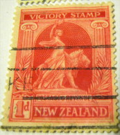 New Zealand 1920 Victory Stamp 1d - Used - Gebruikt