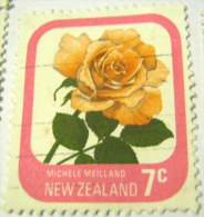 New Zealand 1975 Roses Michele Meilland 7c - Used - Usados