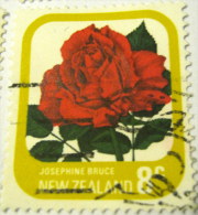 New Zealand 1975 Roses Josephine Bruce 8c - Used - Oblitérés