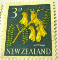 New Zealand 1960 Flower Kowhai 3d - Used - Oblitérés
