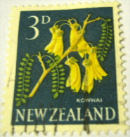 New Zealand 1960 Flower Kowhai 3d - Used - Usati