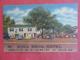 St. Louis,MO--King Bros Motel--not Mailed--PJ 178 - Autres & Non Classés