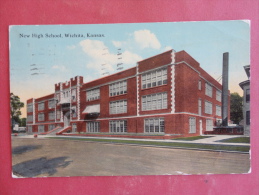 Wichita,KS--New High School--cancel 1916--PJ 179 - Andere & Zonder Classificatie