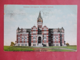 Wichita,KS--Friends University--cancel 1908--PJ 179 - Andere & Zonder Classificatie