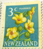 New Zealand 1967 Flower Puarangi 3c - Used - Usati