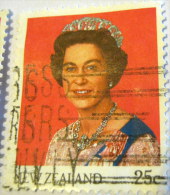 New Zealand 1985 Queen Elizabeth II 25c - Used - Oblitérés