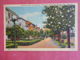 Hot Springs,AR--Bath House Row And Magnolia Promenade--cancel 1958--PJ 180 - Autres & Non Classés