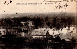 MARSEILLE En BEAUVAISIS  Vue Générale  Carte écrite - Marseille-en-Beauvaisis