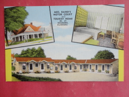 Roanoke,AL--Mrs. Baird's Motor Court And Tourist Home--not Mailed--PJ 181 - Andere & Zonder Classificatie