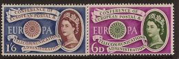 GB 1960 Postal Conference SG 621/2 UNHM UK244 - Portomarken