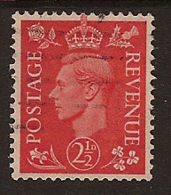 GB 1950 2 1/2d KGVI Inverted Wmk SG 507wi U UK242 - Taxe